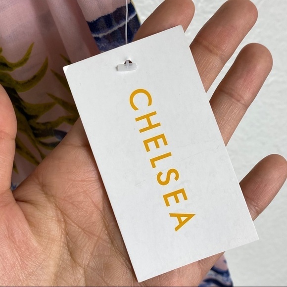 Chelsea Pink Leaf Swimming Top/Cover Up La… - Picture 7 of 7